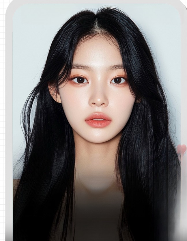 Instagram 直播画面中展示 Ten Minutes 自然粘连效果的模特照片