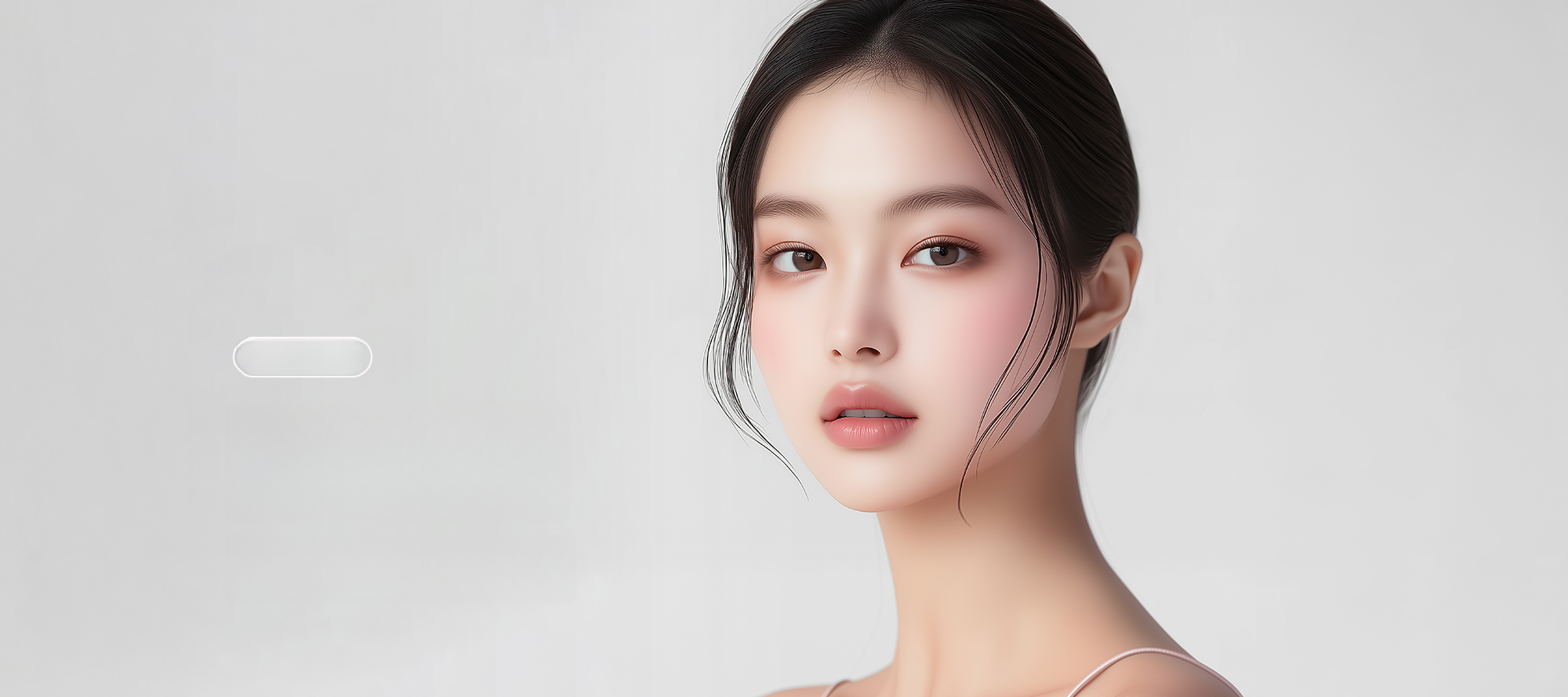 现代美学眼底脂肪重置 — 眼下平滑明亮的模特