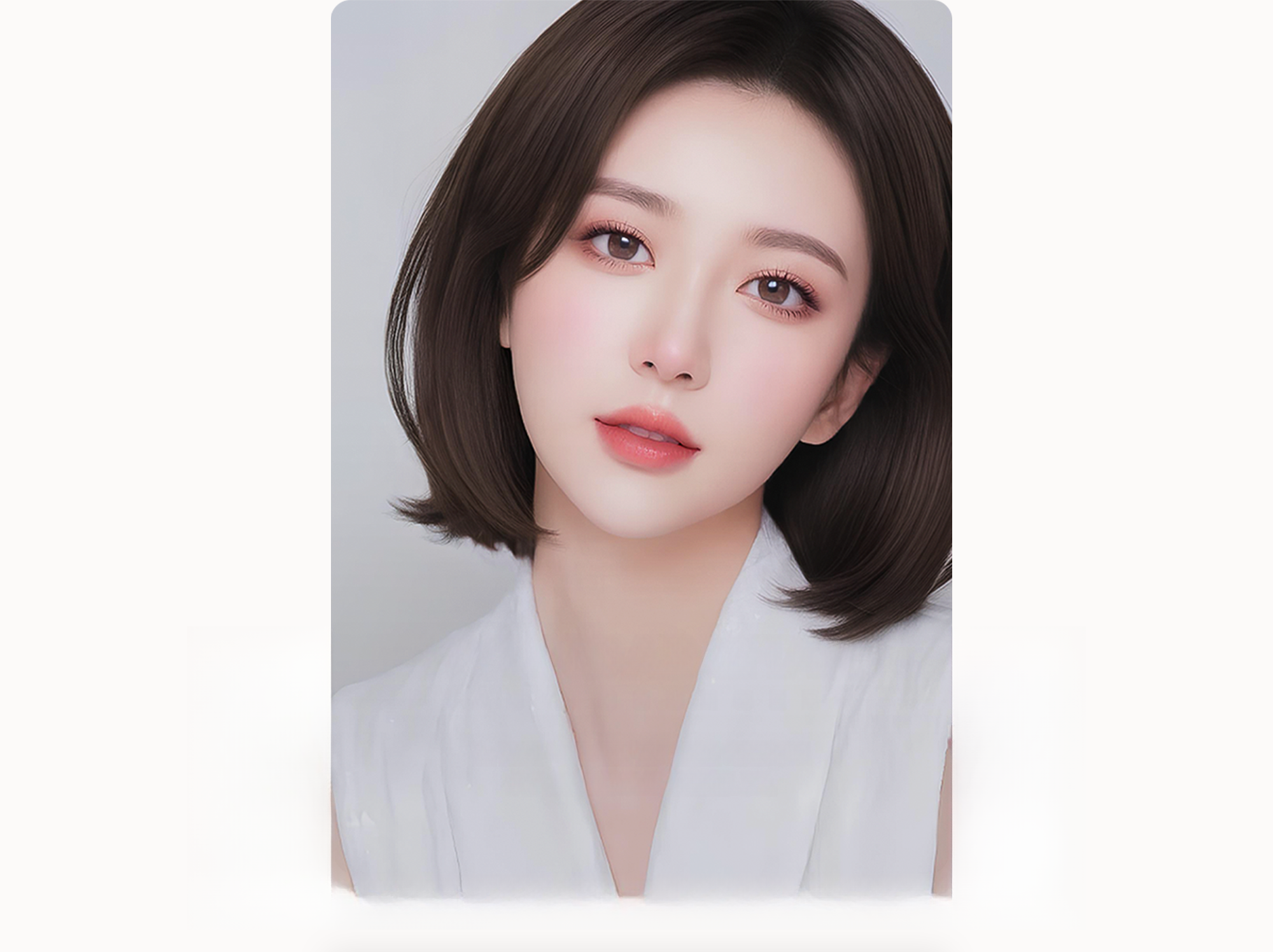 现代美学眼底脂肪重置模特图片