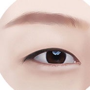 切开双眼皮手术 STEP 01 设计阶段插画